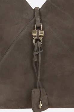 borsa hobo in suede