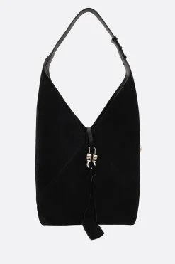 borsa hobo in suede