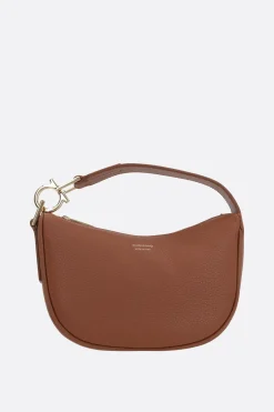 borsa hobo mini North-South XS in pelle martellata