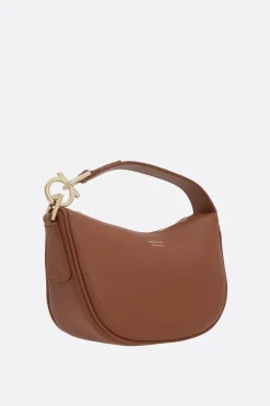 borsa hobo mini North-South XS in pelle martellata