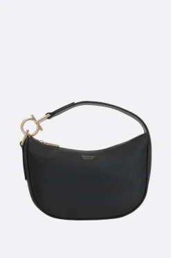 borsa hobo mini North-South XS in pelle martellata
