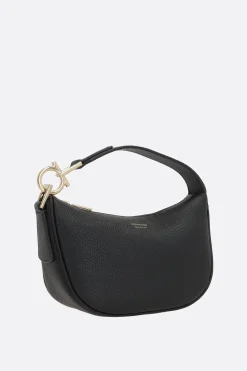 borsa hobo mini North-South XS in pelle martellata