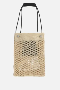 borsa hobo Pebble in rafia