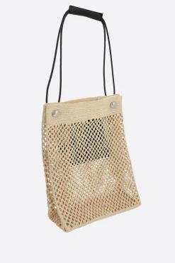 borsa hobo Pebble in rafia