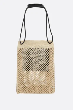 borsa hobo Pebble in rafia