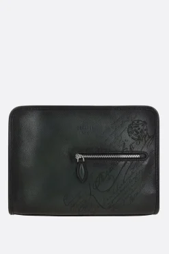borsa messenger Journalier in pelle Scritto