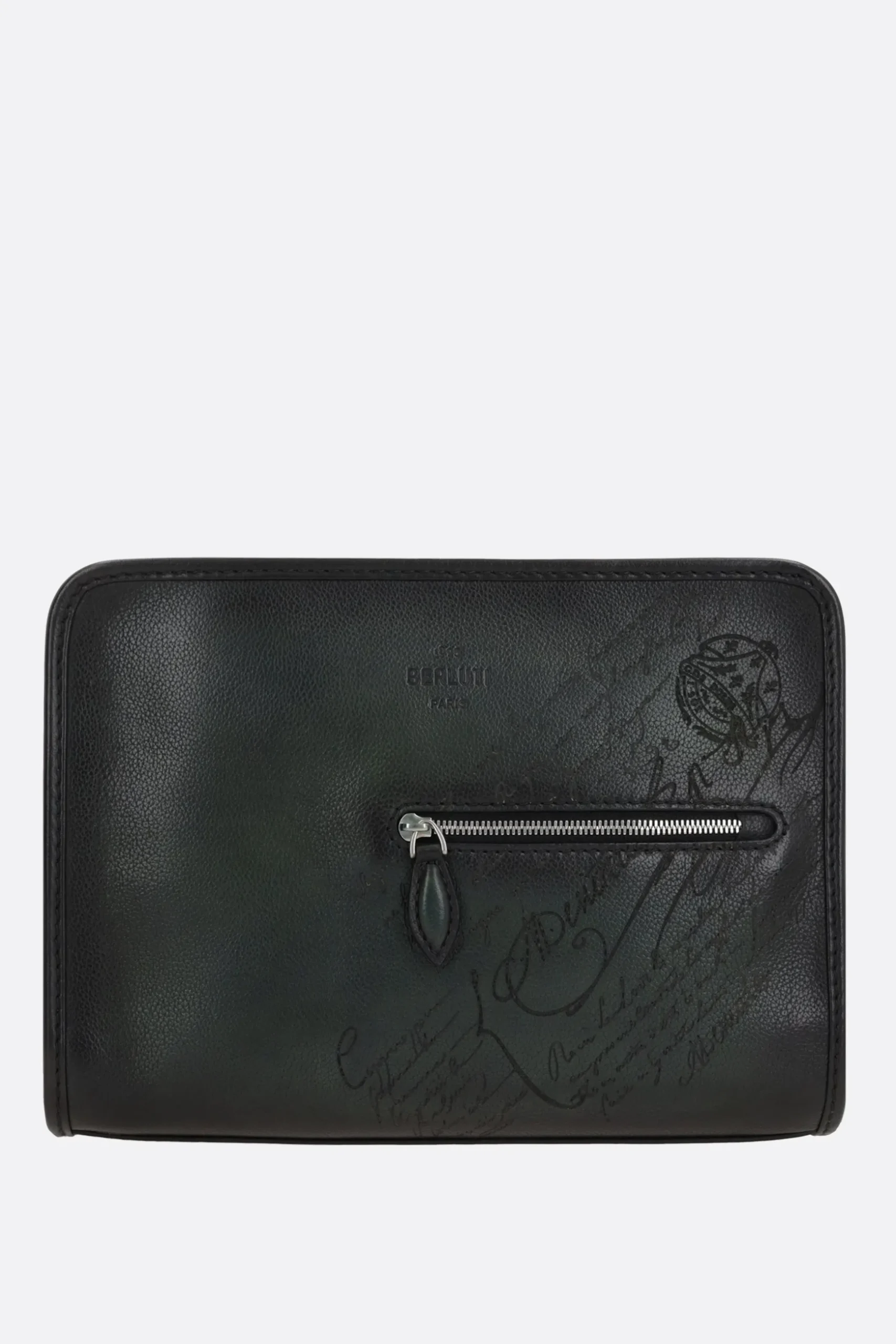 borsa messenger Journalier in pelle Scritto