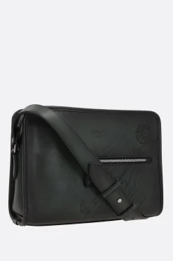 borsa messenger Journalier in pelle Scritto