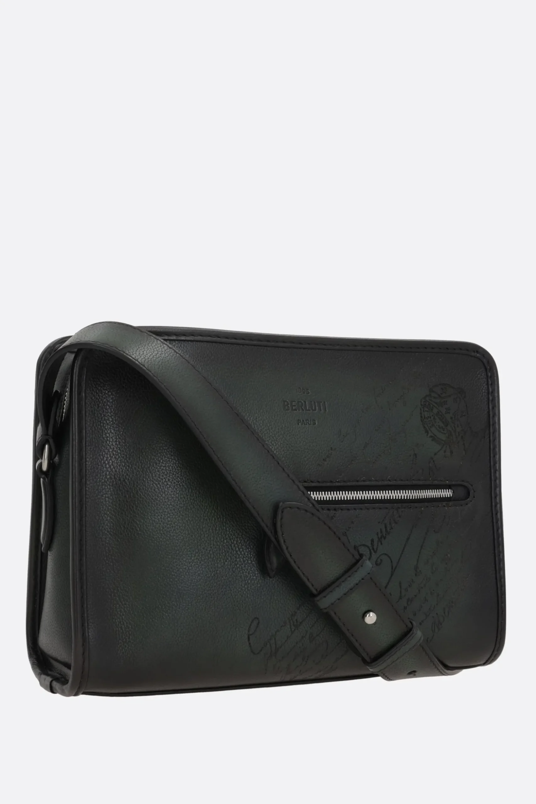 borsa messenger Journalier in pelle Scritto