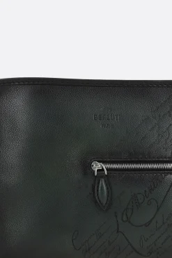 borsa messenger Journalier in pelle Scritto