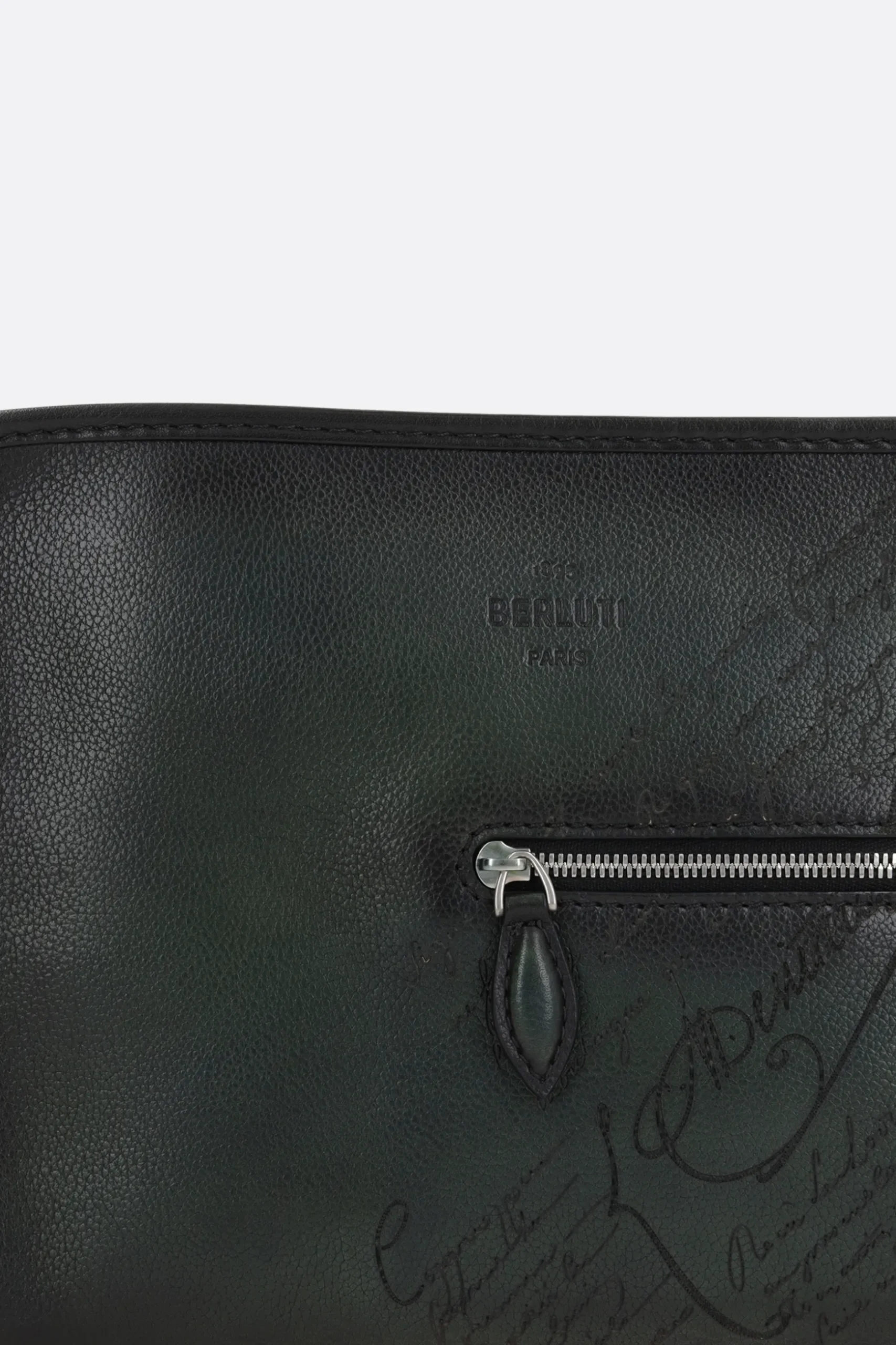 borsa messenger Journalier in pelle Scritto