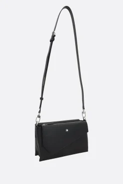 borsa messenger Sartorial Trio in pelle texturizzata