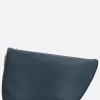 borsa messenger Shield media in pelle liscia