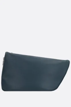 borsa messenger Shield media in pelle liscia