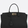 borsa New Ferragamo Studio soft large in pelle martellata