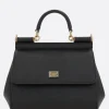 borsa Sicily media in pelle Dauphine
