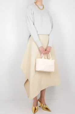 borsa tote Arco mini in Maxi Intrecciato nappa