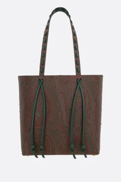 borsa tote Arnica 1984 in canvas resinato