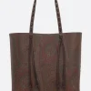 borsa tote Arnica 1984 large in canvas resinato