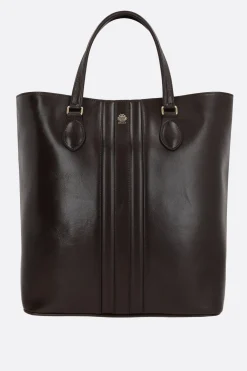 borsa tote Beckett in pelle craquelé