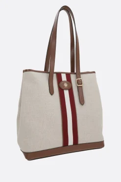 borsa tote Beckett N/S in tela
