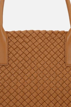 borsa tote Cabat media in Intrecciato nappa