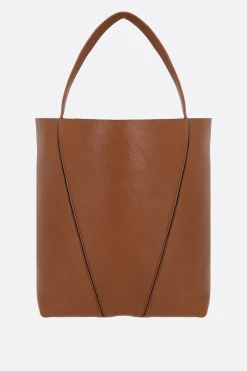 borsa tote Chloé Spin media in pelle martellata