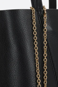 borsa tote Chloé Spin media in pelle martellata