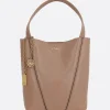 borsa tote Chloé Spin small in pelle martellata
