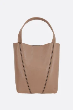 borsa tote Chloé Spin small in pelle martellata