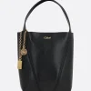borsa tote Chloé Spin small in pelle martellata