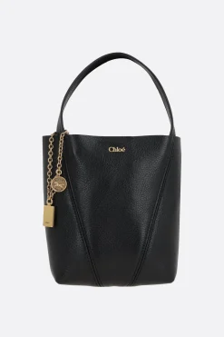borsa tote Chloé Spin small in pelle martellata