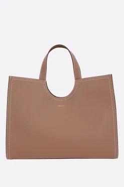 borsa tote Easy media in pelle liscia
