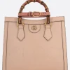 borsa tote Gucci Diana small in pelle liscia
