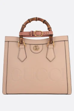 borsa tote Gucci Diana small in pelle liscia