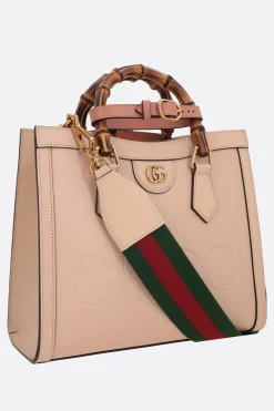 borsa tote Gucci Diana small in pelle liscia