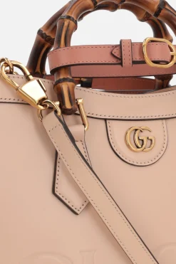 borsa tote Gucci Diana small in pelle liscia
