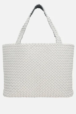 borsa tote in Intrecciato nappa bicolore