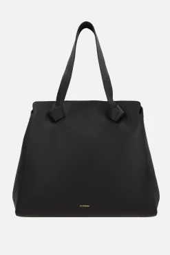 borsa tote Knot media in pelle liscia