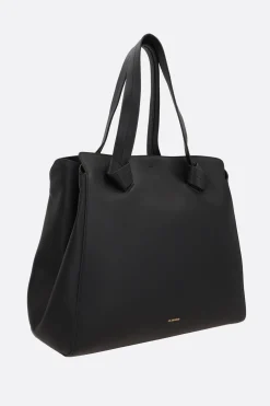 borsa tote Knot media in pelle liscia