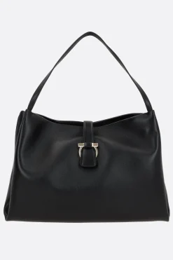 borsa tote large in pelle liscia