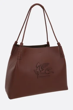 borsa tote Libra media in pelle liscia