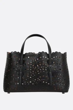 borsa tote Mina 25 E/W in pelle laserata