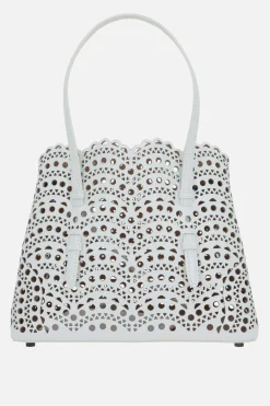 borsa tote Mina 25 in pelle laserata