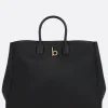 borsa tote Rocking Horse media in pelle martellata