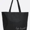 borsa tote Signature in pelle martellata