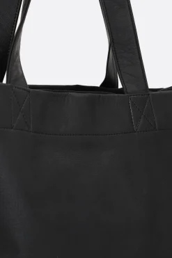 borsa tote Signature in pelle martellata
