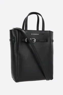 borsa tote Voyou mini in pelle martellata