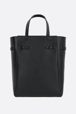 borsa tote Voyou mini in pelle martellata