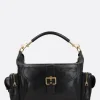 Camera Bag media in pelle lucida
